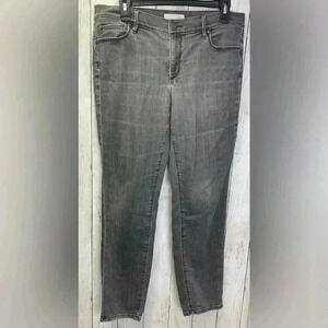 Loft Gray Skinny Jeans size 12